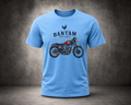 Bantam Apparel “Built for the Journey” Classic Motorcycle T-Shirt – Sky Blue