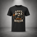 Save The Bike Ride The Biker Classic Bike Edition T-Shirt