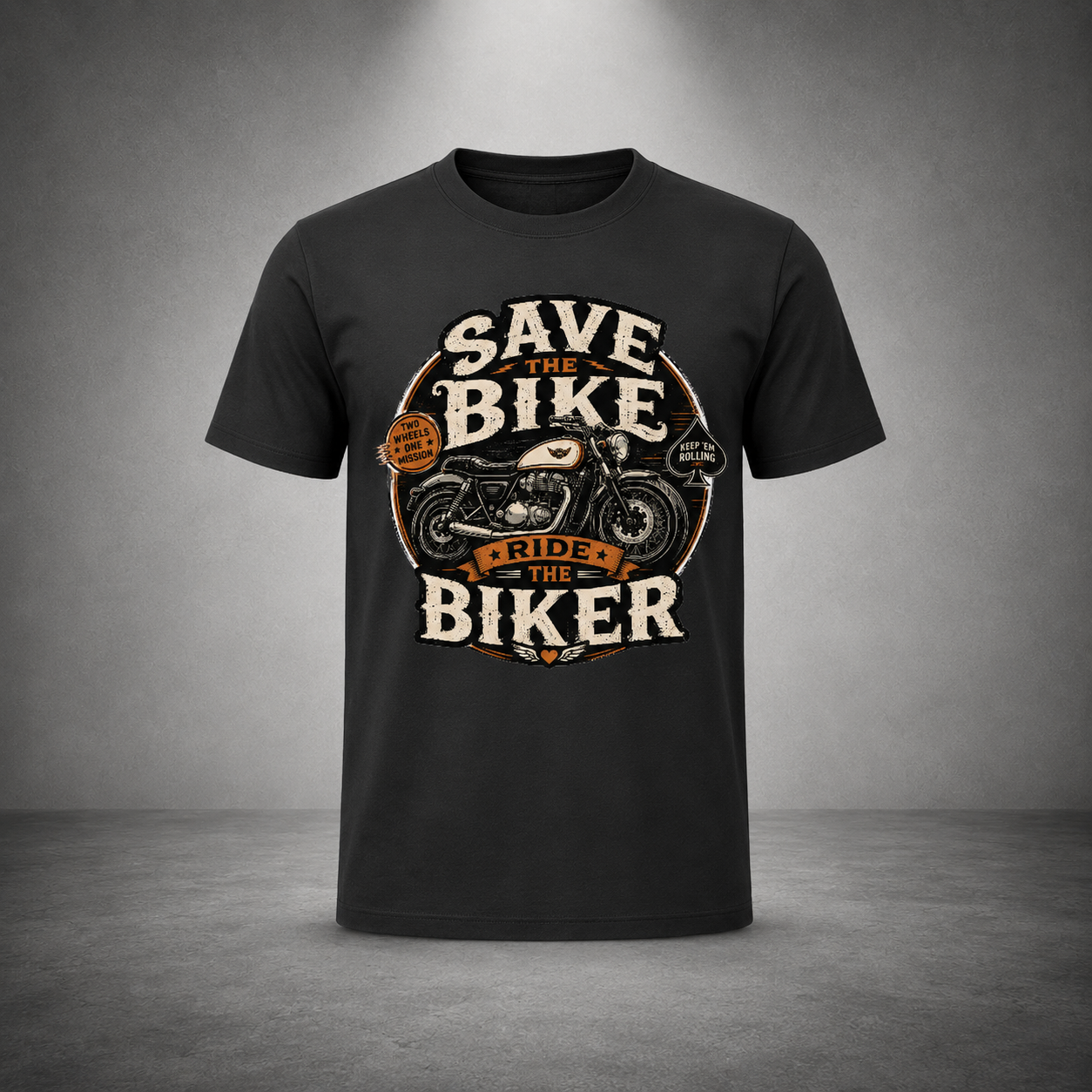 Save The Bike Ride The Biker Classic Bike Edition T-Shirt